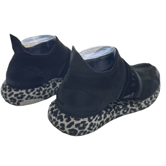 ADIDAS BY STELLA MCCARTNEY UltraBoost x 3D Sneakers Spellout 7.5 Leopard Black - Picture 9 of 12